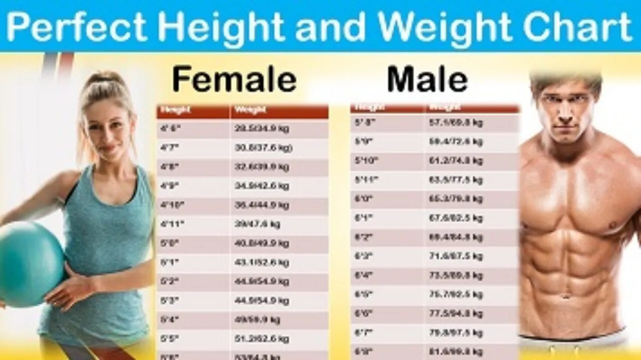 Height Weight Chart – Ideal Weight For Men And Women | ,height weight chart – ideal weight for men and women, –