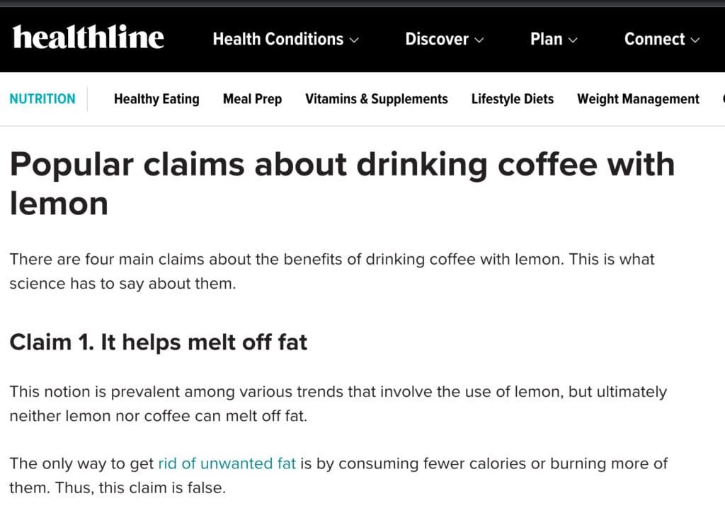 Understanding the Coffee and Lemon Weight Loss Trend