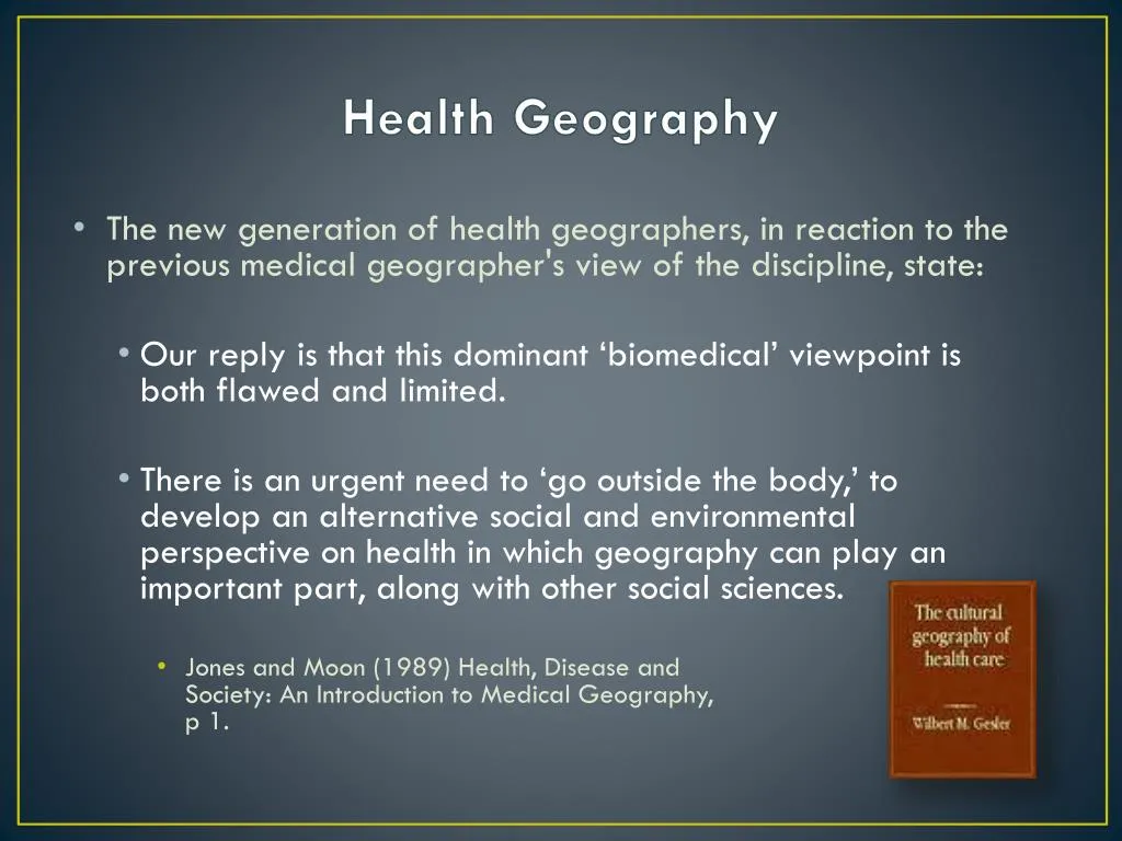 Everything You Need To Know About Health Geography And Its Impact On Wellbeing