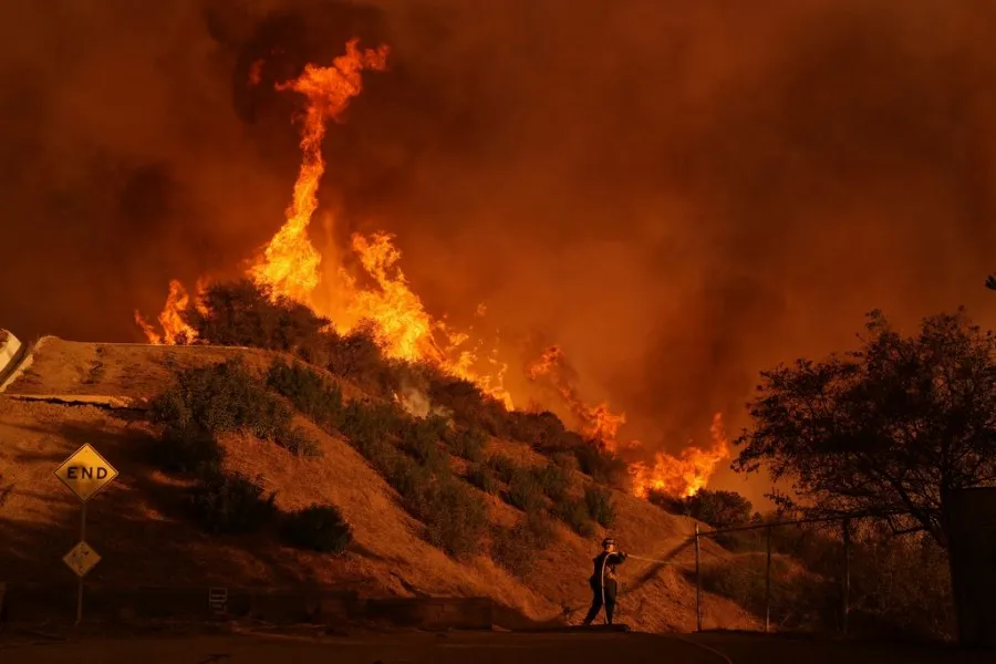 Los Angeles wildfire survivors describe 'hellscape' they left behind