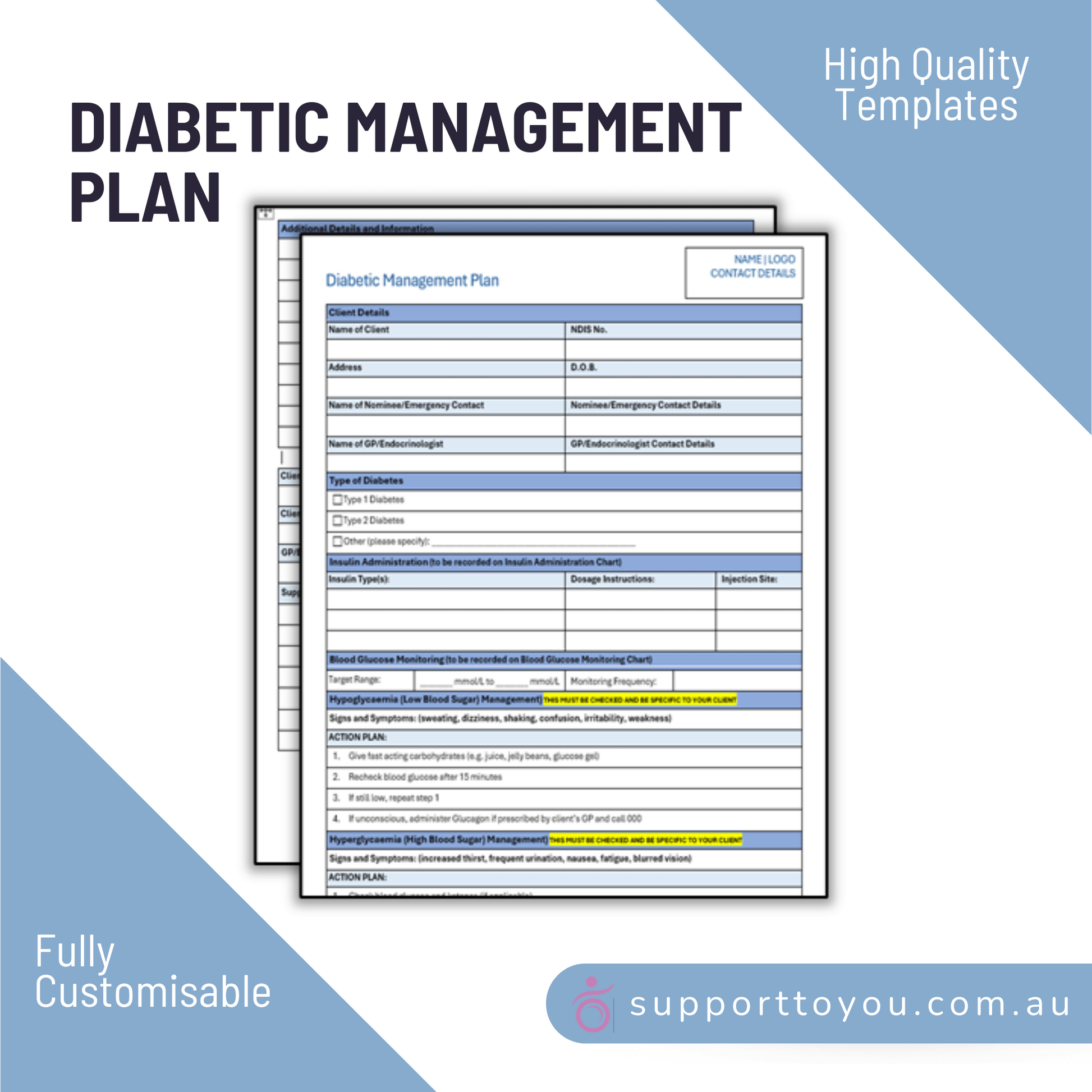 How to Create a Customized Diabetes Management Plan