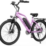 VARUN Electric Bike for Adults – 500W Electric Bicycle Up to 40Miles, 48V Removable Battery, Shock Absorber, 7-Speed and Dual Disc Brakes,Stylish 26″ Cruiser E-Bike Suitable for Commuting