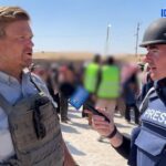 Inside Gaza aid site as workers 'risk their lives to feed people'