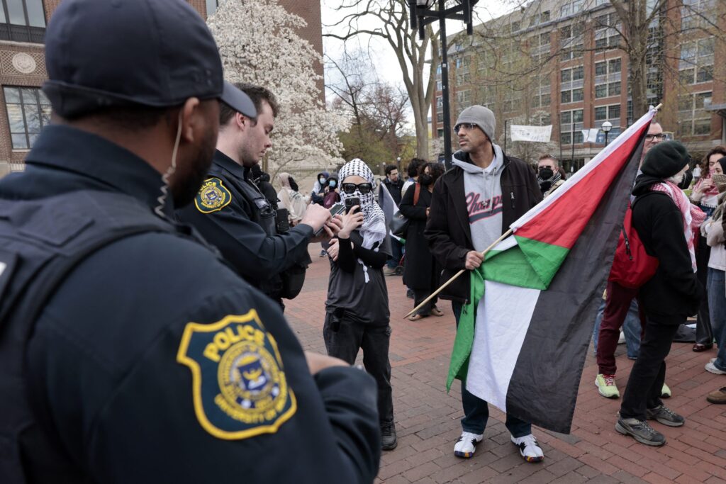 ‘There’s so many cops everywhere’