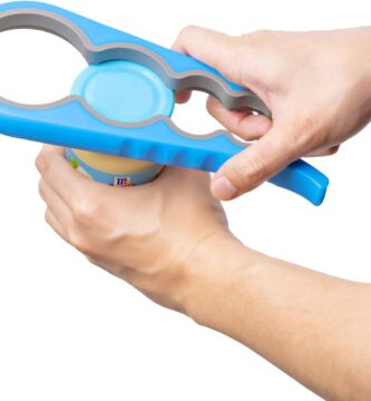 Bloss Anti-skid Jar Opener Jar Lid Remover Rubber Can Opener Kitchen Grippers To Remove Stubborn Lids, Caps and Bottles Great Kitchen Gadgets For Small Hands or Seniors,Blue