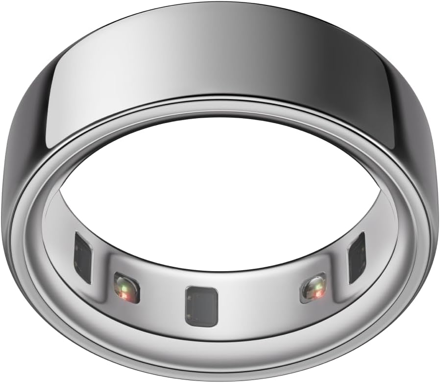 Oura Ring 4 – Silver – Size 8 – Size Before You Buy