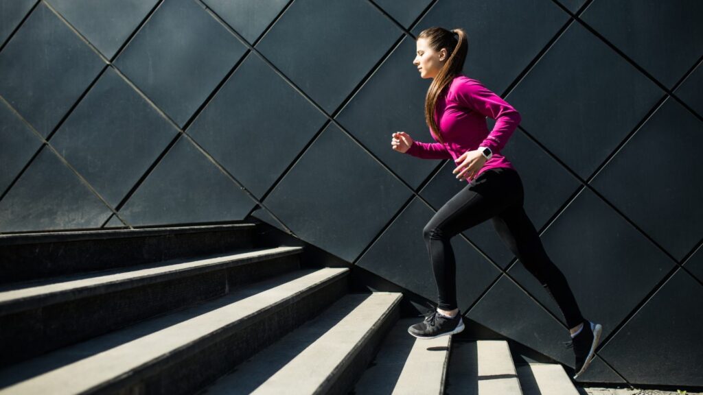 Climbing stairs burns up to three times more calories than walking