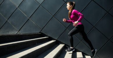 Climbing stairs burns up to three times more calories than walking