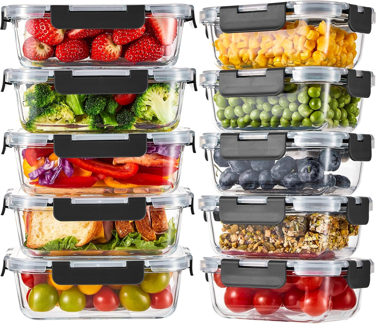 meal prep containers glass – Liuruiyu